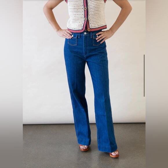 NWT RE/DONE 70s Pocket Wide Leg SZ 29 - Picture 2 of 12
